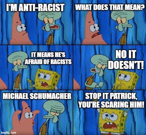 patrick from spongebob|is patrick from spongebob racist.